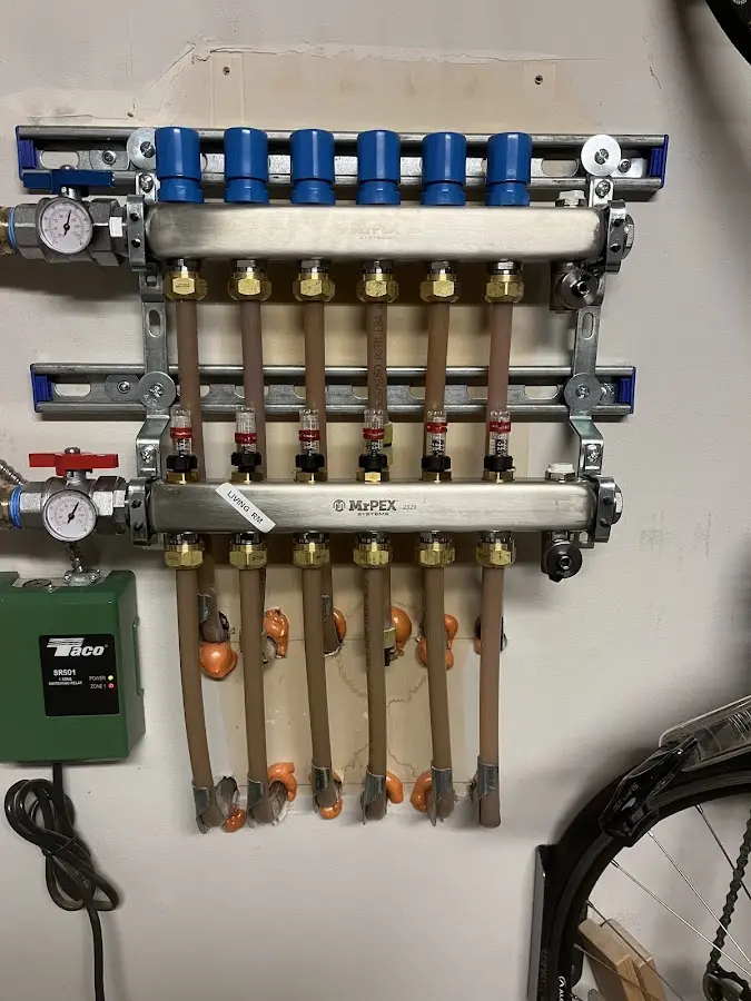 Plumber performing Gas Leak Detection at a residential property in Millvale